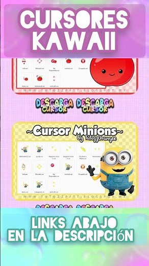 🌈 CURSORES KAWAII || PERSONALIZA TU PUNTERO WINDOWS 10 Y 11 ✨
