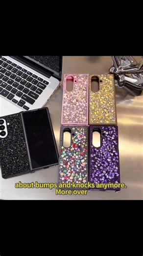 Shining diamond and glittering powder phone case, hard PC back panel protects the phone cover, suitable for Samsung Galaxy Z Fold7, Z Fold6, Z Fold5#Galaxy Z Fold 7