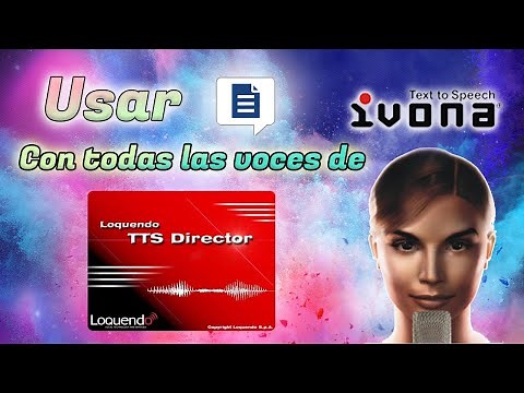 Como utilizar las voces de Loquendo e Ivona | Usar los programas TextAloud y Loquendo TTS Director