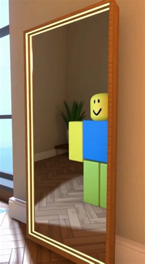 POV: Your Reflection Is a Little… Off 😭 #Shorts #Comedy #roblox #noob