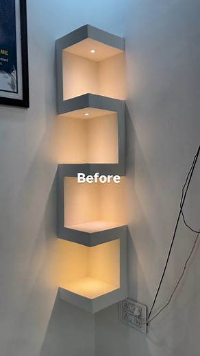 23K views · 6.4K reactions | Enhance your space with this elegant and modern wall shelf! Perfect for showcasing décor, books, or plants while adding a stylish touch to any room. #WallShelfDecor #HomeStyling #MinimalistDesign #InteriorInspo #DIYHomeDecor wall shelf, home decor, interior design, space saver, modern shelf, wooden shelf, floating shelf, stylish storage, room makeover, aesthetic decor | JRS Furniture | Facebook