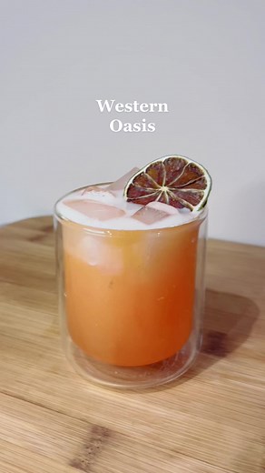 Making a Western Oasis 🤠🌵 inspired by @Shantelle 🍋 Bartender. Maybe one if my new fav bourbon drinks. #cocktail #cocktails #drinks #bar #drink #mixology #alcohol #canada #happyhour #foodie #cheers #drinkup #liquor #thirsty #cocktailbar #bourbon #lime #aperol