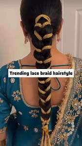 39K views · 184 reactions | Here’s a tutorial for a braid that you can try in weddings and festivals, Save this reel for your next occasion  | Gehani Heena | Facebook