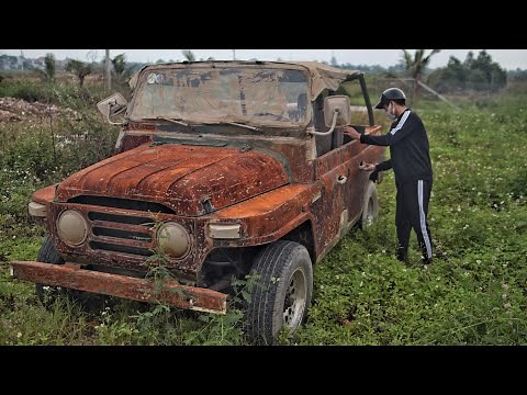 Fully restoration abandoned 60-year-old UAZ 469 car | Repair and rebuild military vehicles UAZ