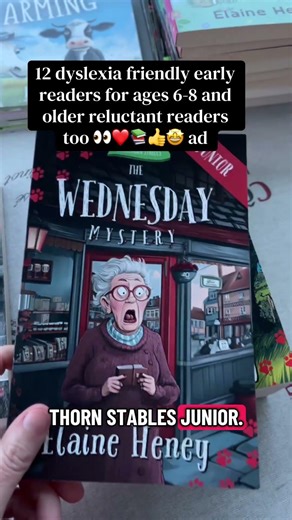 12 dyslexia friendly early readers for ages 6-8 and older reluctant readers too 👀❤️📚👍🤩 ad