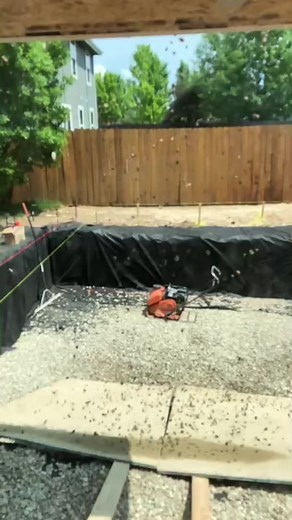 Here’s a slo-mo video of rocks going into a hole. Enjoy! 🍻#fiberglasspools #poolinstall #meridianidaho #constructionlife #poolbuilder #platinumpoolbuilders #poolsoftiktok #idahosmallbusiness #boise #idahome #boiseidaho #rocknroll