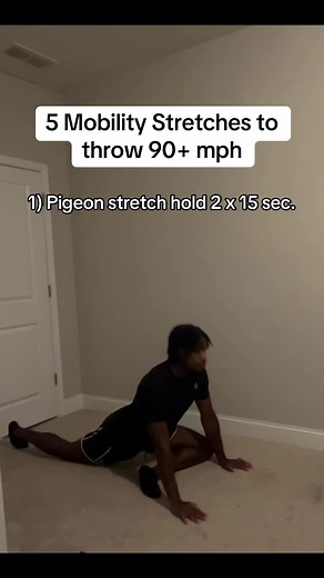 Pitchers add these mobility stretches to be elite #baseball #fyp #athlete
