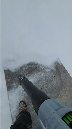 QUIT Using A Shovel - Use a BLOWER To Remove SNOW Quickly!