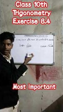 class 10th Trigonometry important questions hai