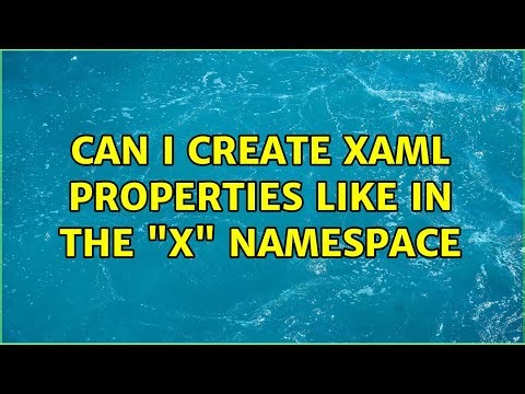 Can I create XAML properties like in the "x" namespace