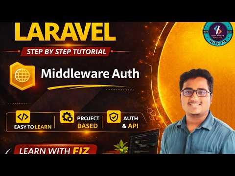LARAVEL MIDDLEWARE BANGLA TUTORIAL | LARAVEL MIDDLEWARE | MIDDLEWARE | MIDDLEWARE AUTHENTICATION |