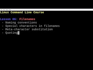 Linux Filenames Explained
