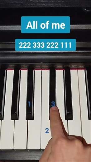 All of me (piano tutorial) #piano #shorts #pianotutorial #subscribe