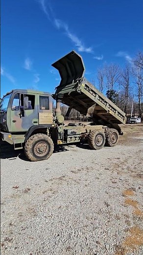 GovDeals: 1994 Stewart & Stevenson MTV 6x6 Dump Truck
