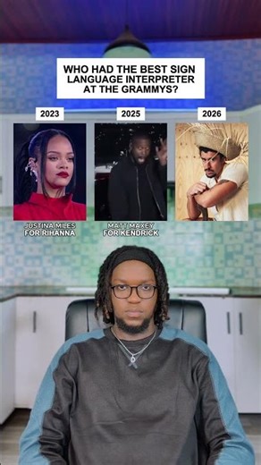 Who Had The Best Sign Language Interpreter? Bad Bunny's Super Bowl Halftime Show #shorts #badbunny