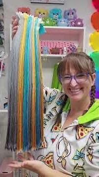 Yaaaasss!!! I love the balance of my latest custom Bullseye Jelly-Roll Rug! 🩵💛🩶