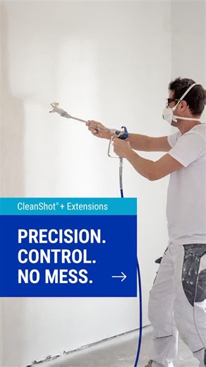 1.2K views · 72 reactions | With these Graco-branded accessories you know for sure you are getting the quality you want  The right extension + CleanShot will increase efficiency and deliver results. Upgrade your sprayer with the right accessories – available via your Graco Authorized Distributor. | Graco Contractor Equipment - EMEA | Facebook