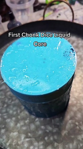 Chonky Liquid Core Dice by CassioChonk | Handmade DnD Dice