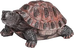 Turtle Statue, Resin Garden Sculpture Indoor/Outdoor Yard Lawn Ornament,Home Decor (Medium)