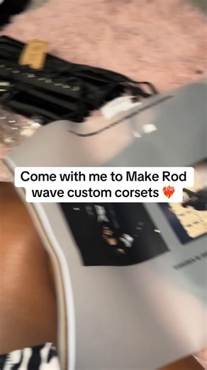 Custom rod wave corsets 🩷💜which one you and your twin copping !?👯‍♀️ #IcyCreations #foryoupage #CustomCorset #RodwaveTour #consert @Rod Wave