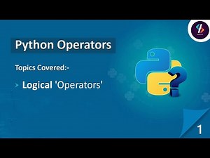 Python Tutorial For Beginners in Hindi | Logical Operators in Python | Python Tutorial