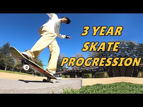 3 Years of Skateboarding Progression