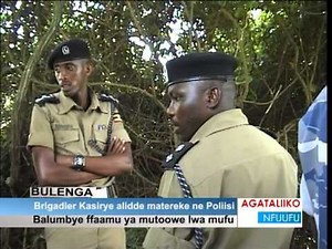 Brigadier Kasirye alidde matereke ne poliisi
