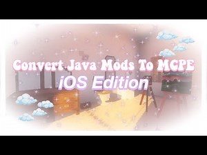 how to convert minecraft java mods/textures to mcpe - in depth tutorial [ios edition] 🌥🦋