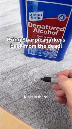 Fix dry Sharpie markers!