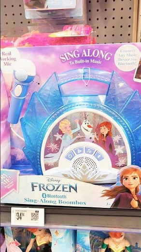Frozen Sing-Along Boombox Toy 🥰🥰 #toys #toy #frozen #walmart #amazonfinds