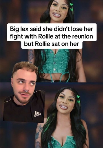 (Finale is Sunday not tomorrow) Big lex said she didn’t lose her fight with Rollie at the reunion but Rollie sat on her #baddies #foryoupage #baddiesusa #baddiesgonewild #foryou