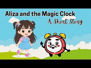 Aliza and the Magic Clock 🕰 | Short Moral Story in English for Kids | Time Management Story