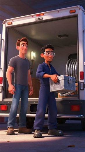 The open garage door is wild... 🔥 #garage #hvac #workshop #diy #hvactechnician #hvaclife