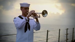 Taps. This simple melody of 24 notes honors the men and women who have paid the ultimate sacrifice for our freedom. Fair winds and following seas, shipmates. #MemorialDay #HonorThem #RememberThem" | United States Navy Band