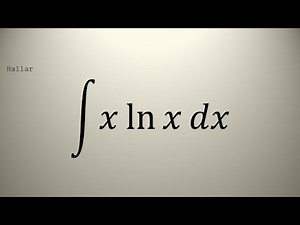 INTEGRAL 53 ∫xlnx dx