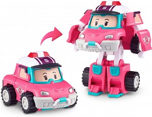 Robocar POLI Toys, SANDY Transforming Robot Toys, 4" Action Figure Vehicles for Ages 3 and up