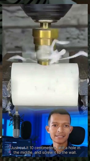 Simple DIY PVC Tool Holder | Easy Wall Storage Idea #short #shorts #shortvideo