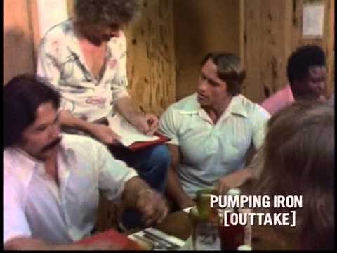 Pumping Iron outtake from Raw Iron - Arnold Schwarzenegger ordering lunch