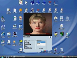 Talking computer interactive software