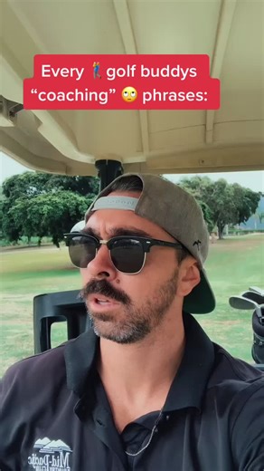 Very golf buddy is an expert...what’s your favorite golf phrases when coaching your buddy ? #golf #hawaiigolf #golflesson #golffunnymoment #fyp