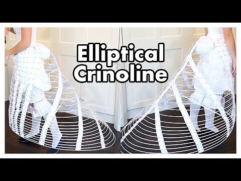 Designing an Elliptical Hoop Skirt - Christine’s Masquerade Dress (Phantom Movie 2004)