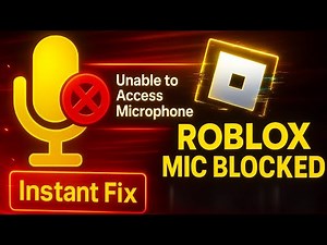 Roblox Unable to Access Microphone Fix | Voice Chat Not Working on Mobile & PC