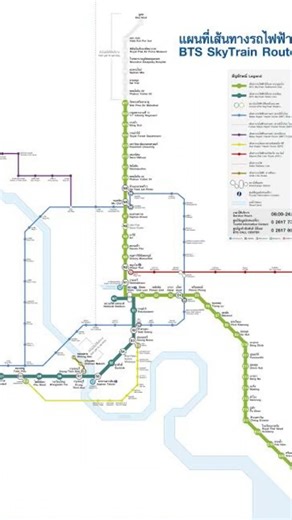 evolution of BTS and MRT Thailand