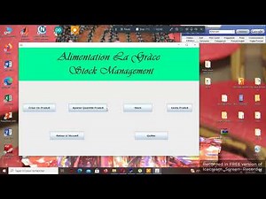 application Java Eclipse de Gestion de stock d'une Alimentation avec une base de donnée MySQL