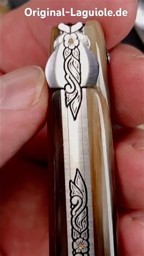 NEU: Laguiole Taschenmesser Mickael Ginisty, Edition: 5 BEAUTIES 10a, Horn