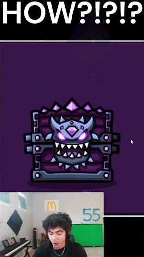 WHAT THE HECK!!! - #geometrydash #kingsammelot #clips