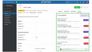 OpenProject 11.3 integriert GitHub