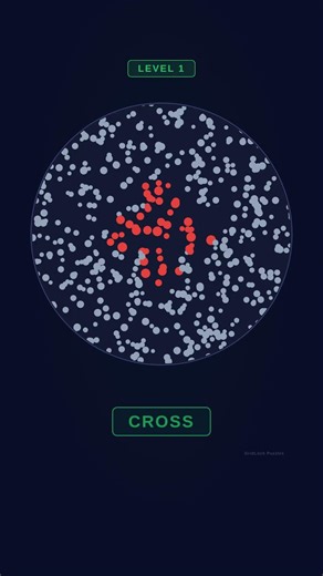 One Shape. 500 Dots. Find It. 🎯