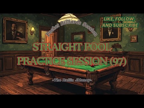 Straight Pool Practice Session (97)
