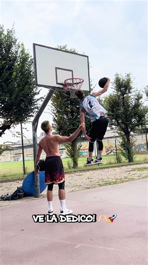 I came BACK to the basketball court just to CLOSE this DUNK! (Under both legs)